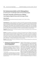Hamann. 2015. Die Geisteswissenschaften und ihr Bildungsdiskurs.pdf