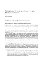 Hamann. 2017. Ranking Research. Rankings as Devices in Higher Education Governance_PROOFS.pdf