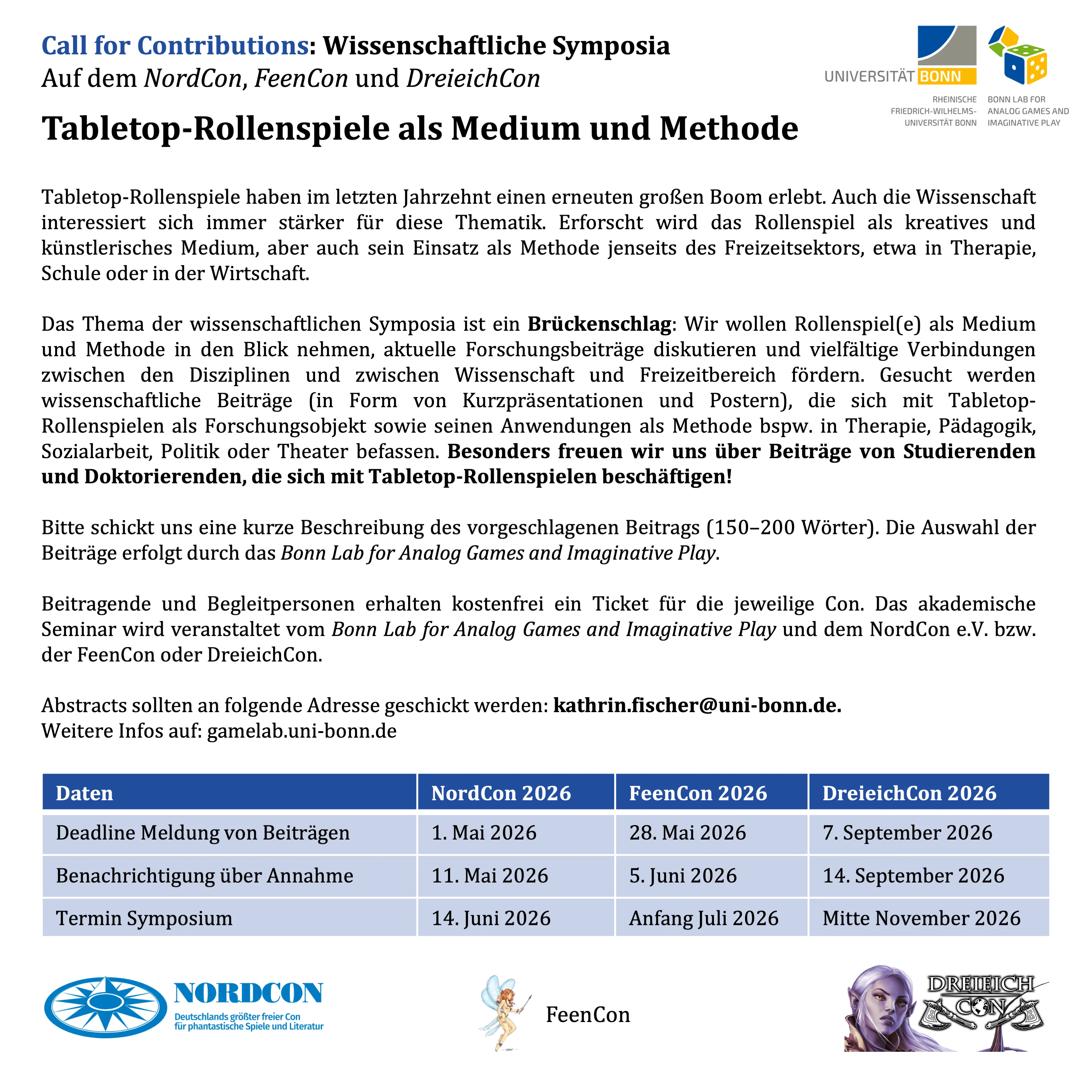 CFP Symposia 2026