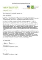 FIW Newsletter Oktober 2025