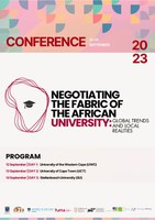 Negotiating the Fabric of the African University - Program.pdf